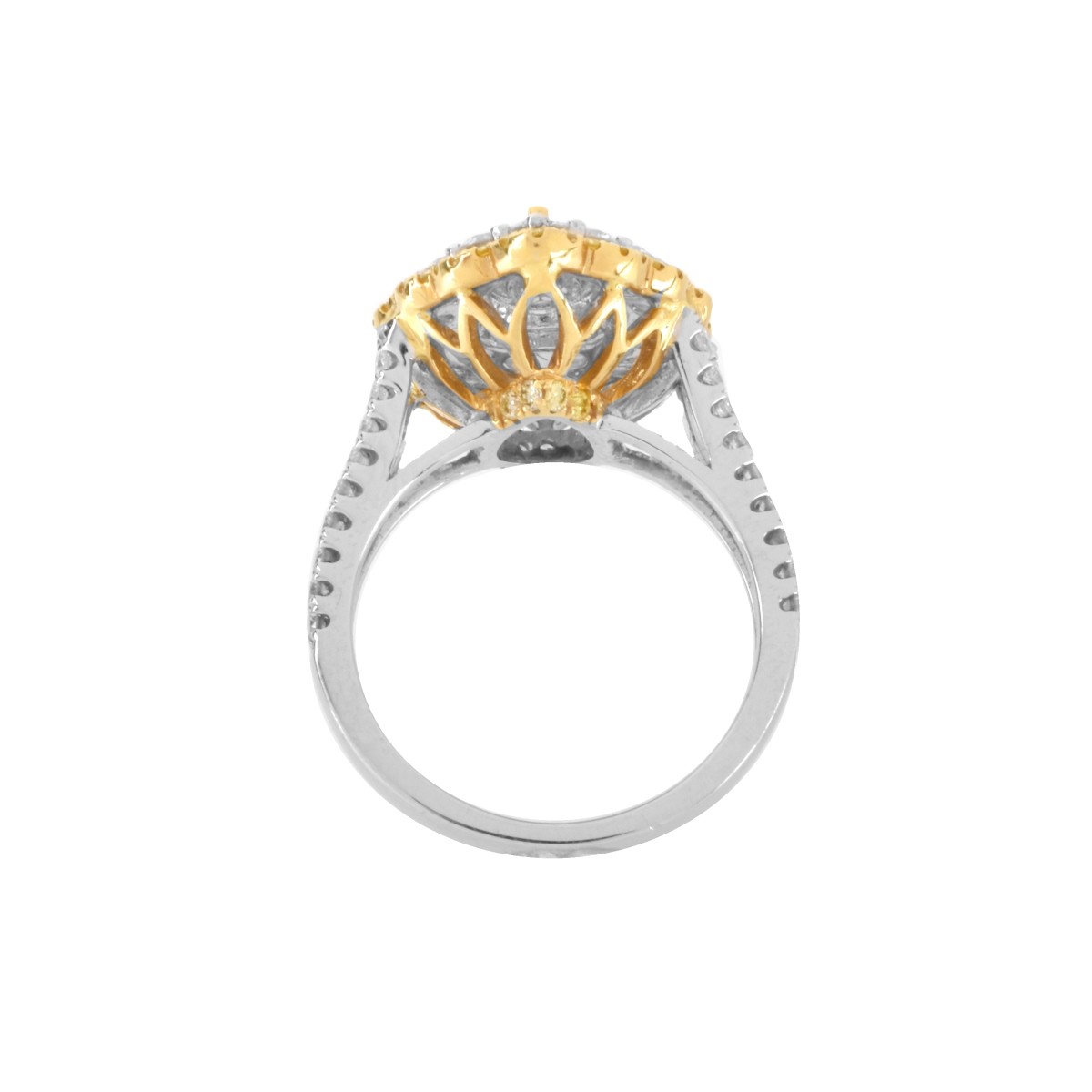 Diamond and 18K Ring