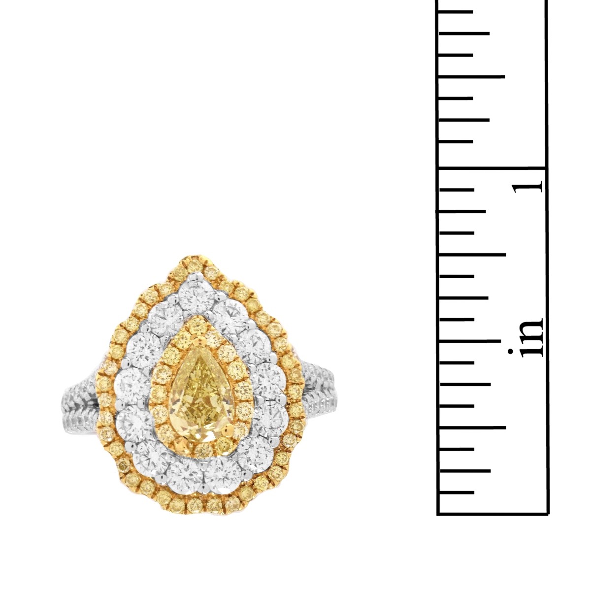 Diamond and 18K Ring