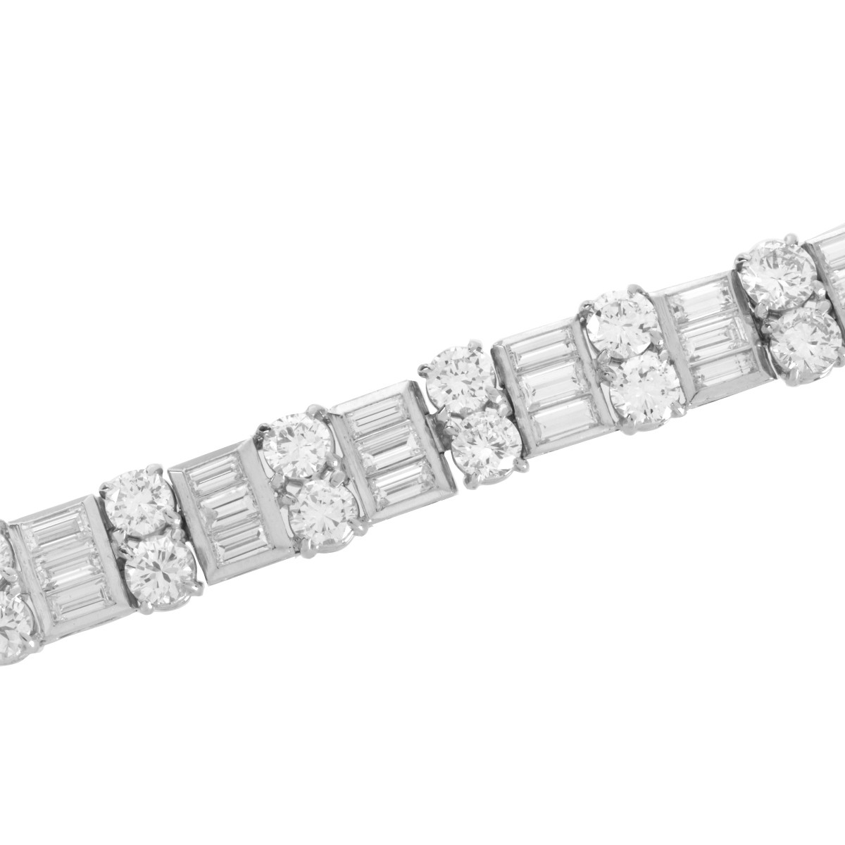 Diamond and Platinum Bracelet