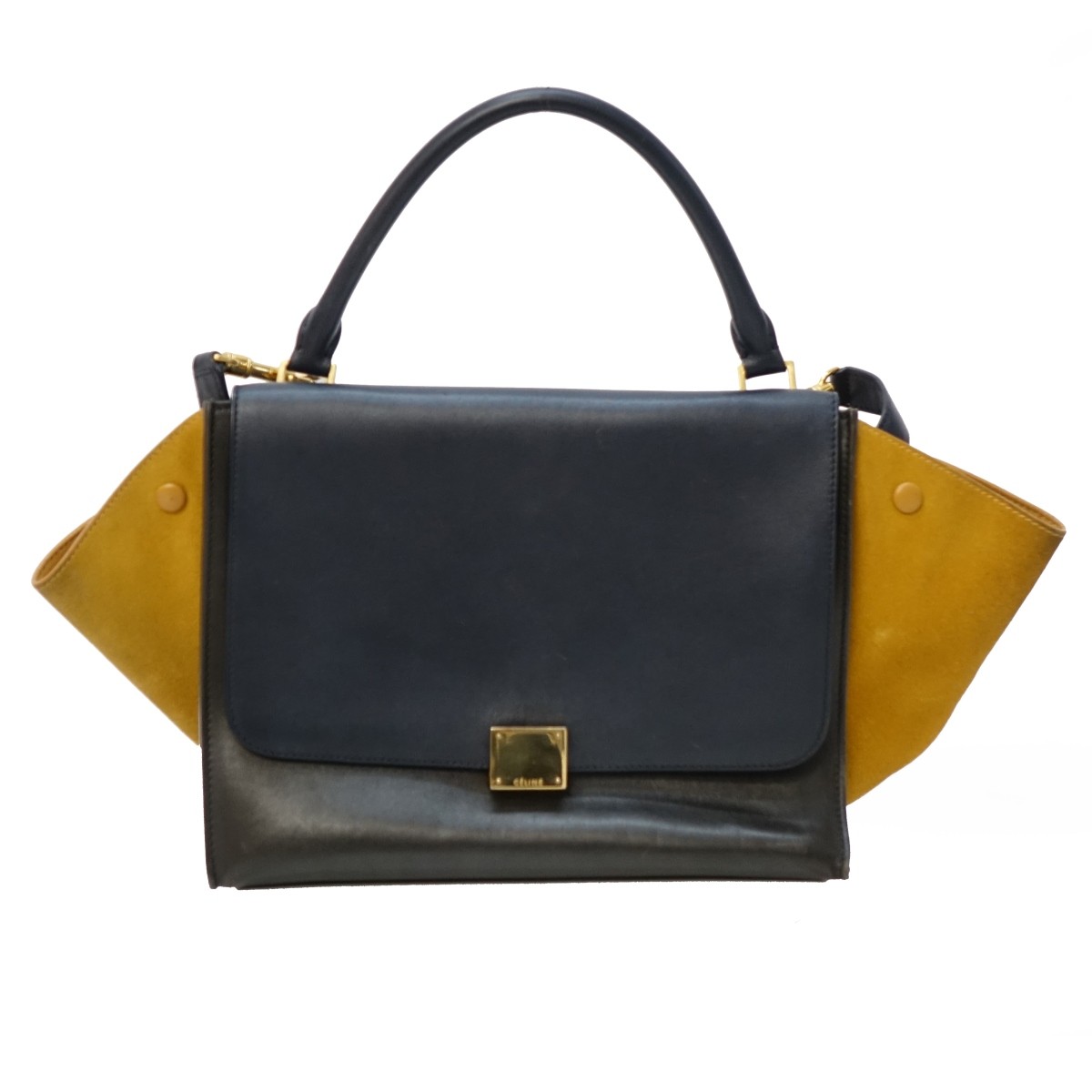 Celine Tri-Color Trapeze Shoulder Bag