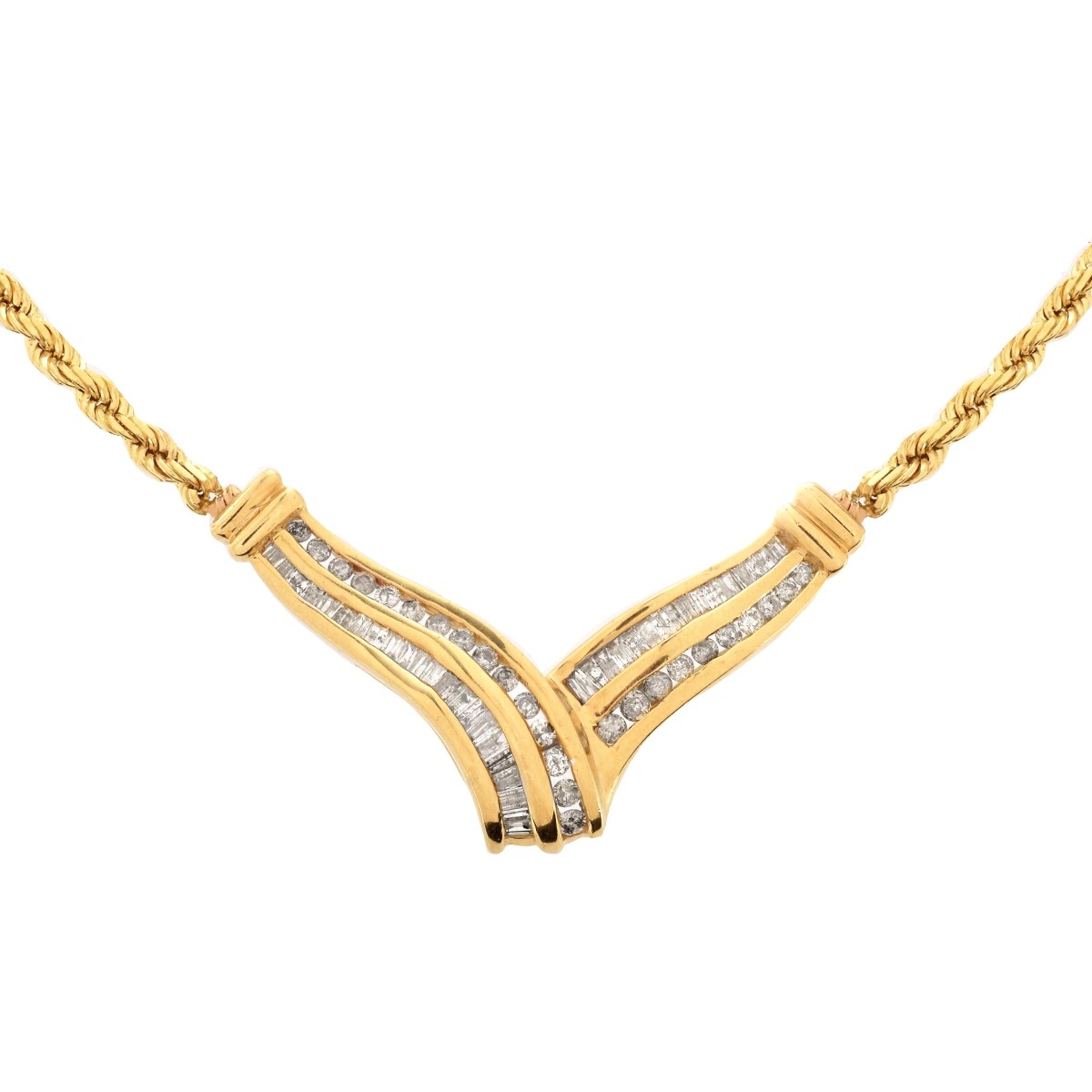 Diamond and 18K Necklace