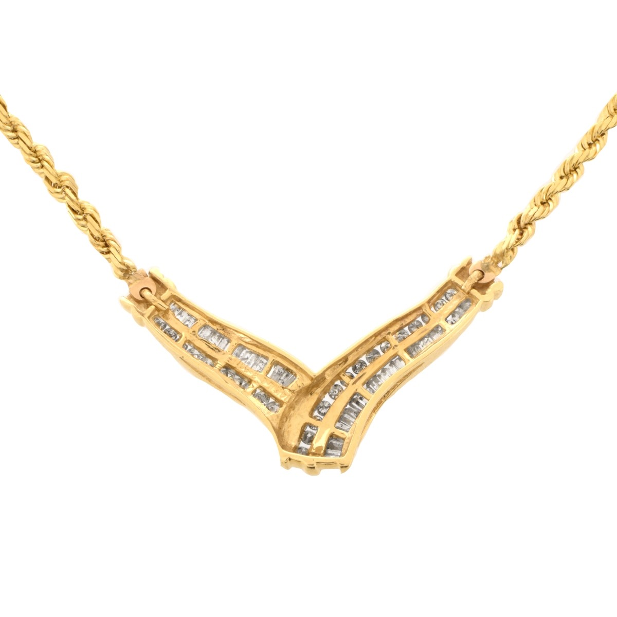 Diamond and 18K Necklace