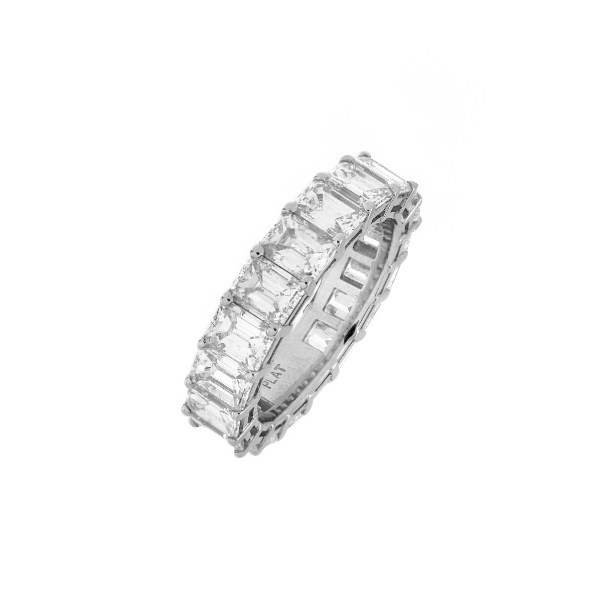 Diamond and Platinum Eternity Band