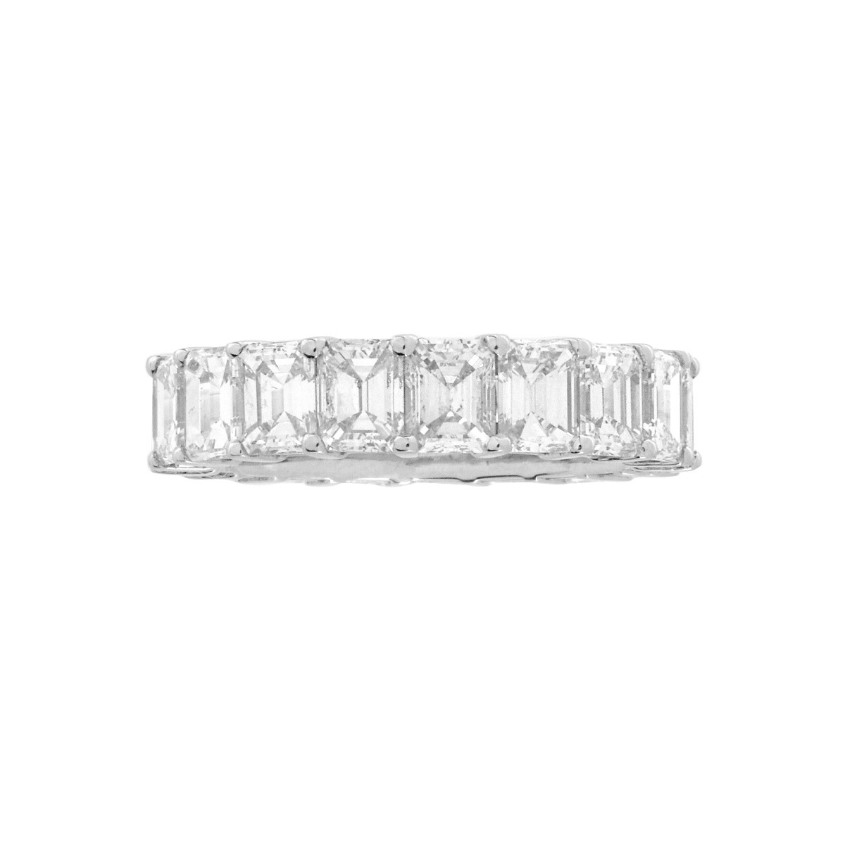 Diamond and Platinum Eternity Band