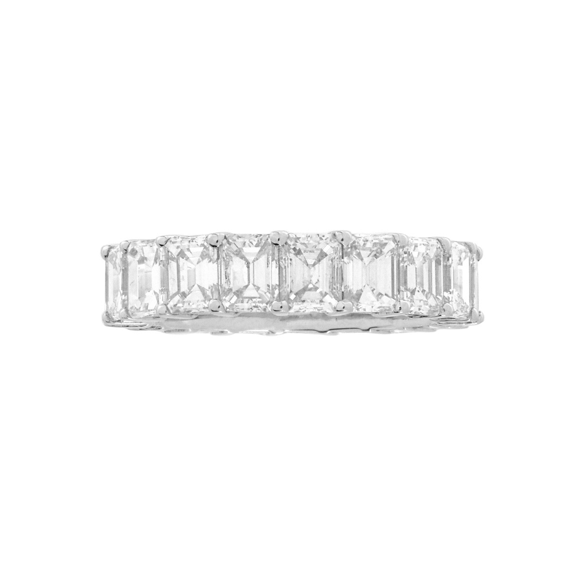 Diamond and Platinum Eternity Band