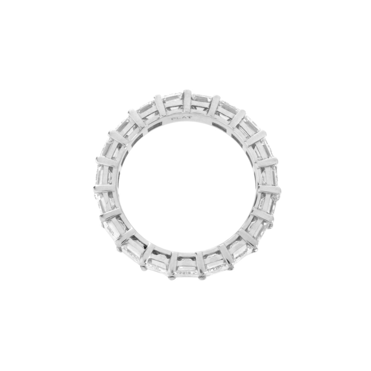 Diamond and Platinum Eternity Band