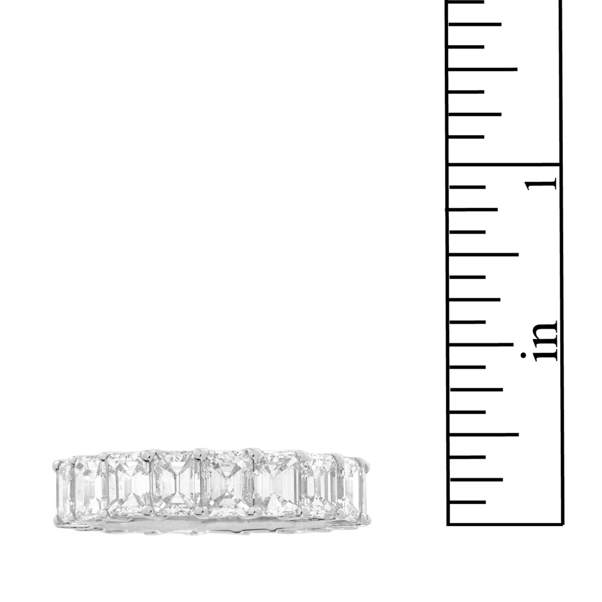 Diamond and Platinum Eternity Band