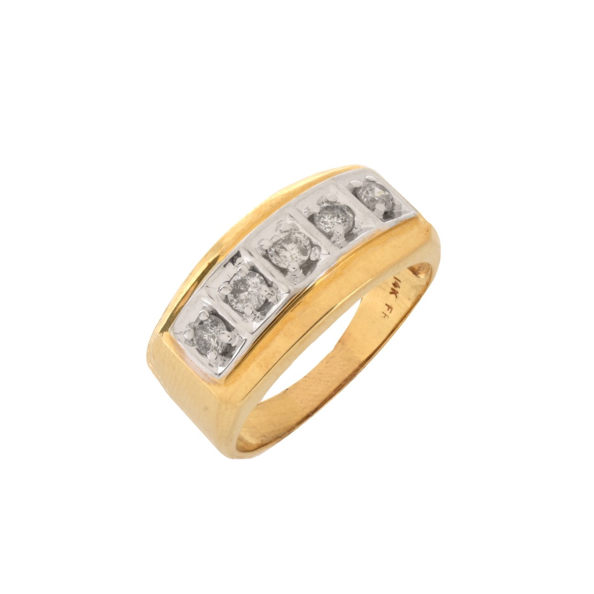 Diamond and 14K Ring