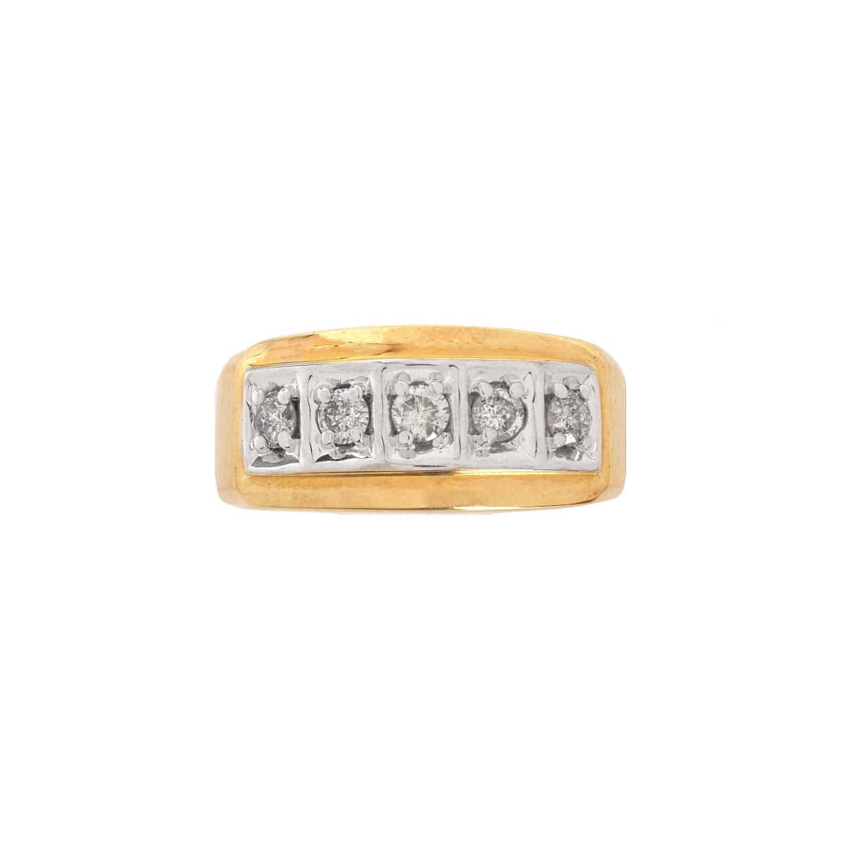 Diamond and 14K Ring