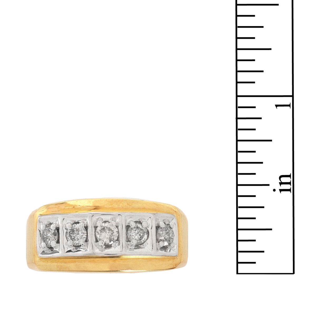 Diamond and 14K Ring