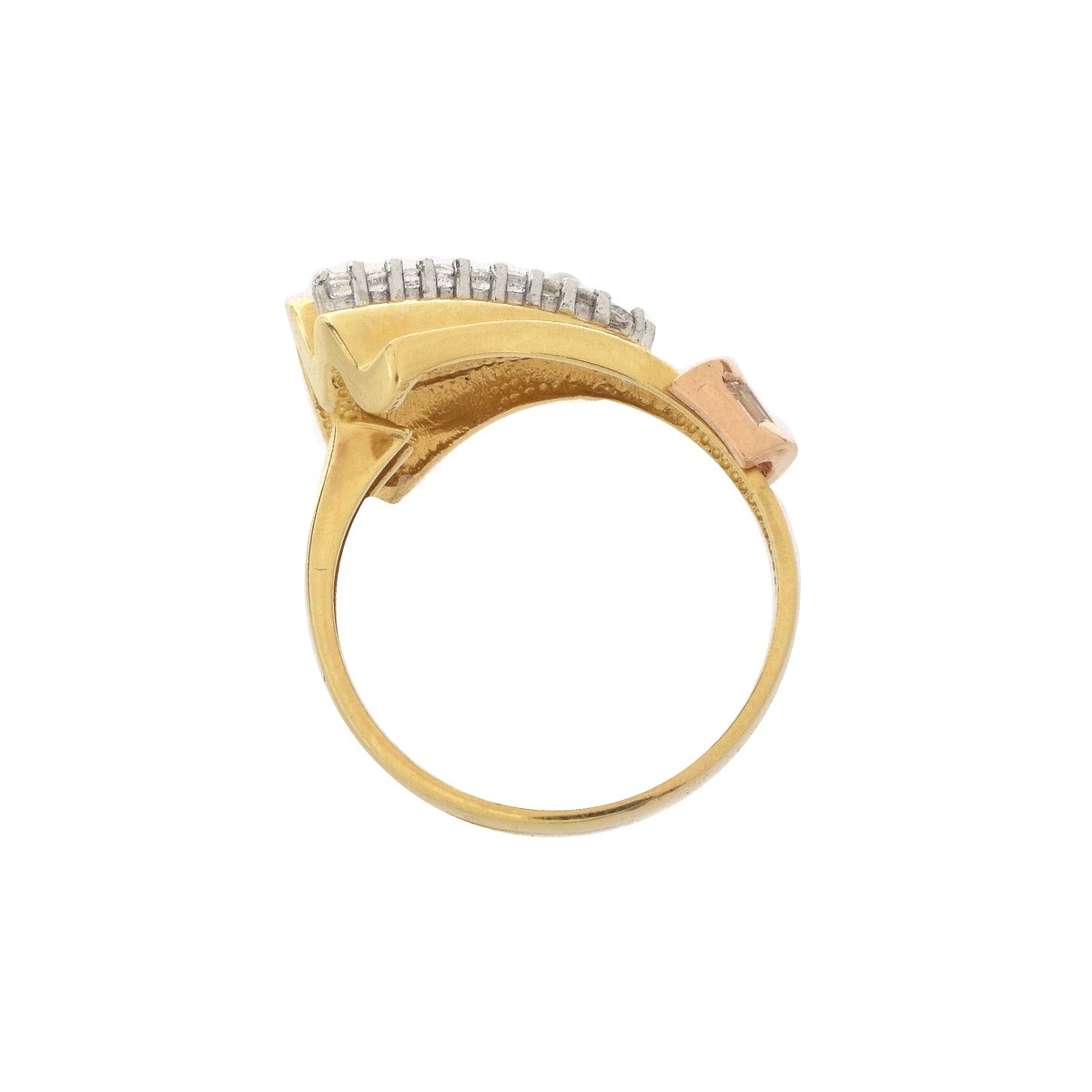 Diamond and 14K Ring