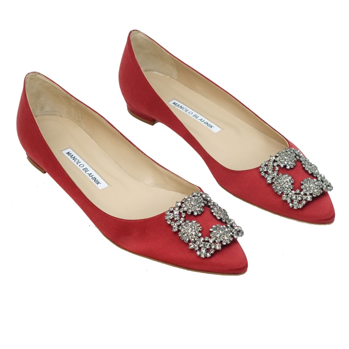 Manolo Blahnik Slip On Flats