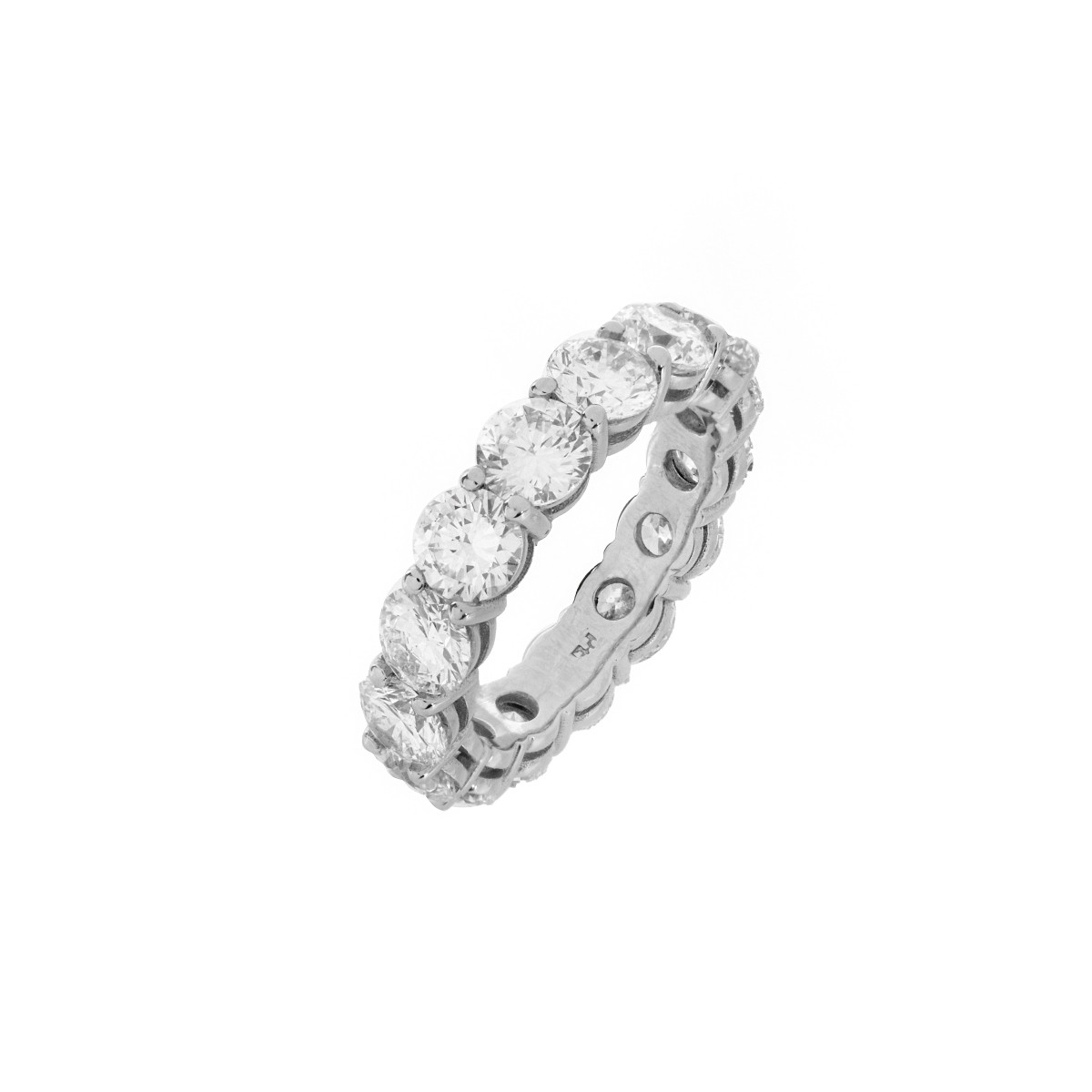 Diamond and Platinum Eternity Band