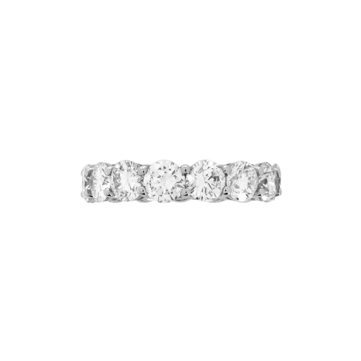 Diamond and Platinum Eternity Band