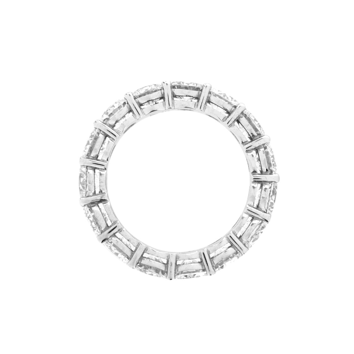 Diamond and Platinum Eternity Band