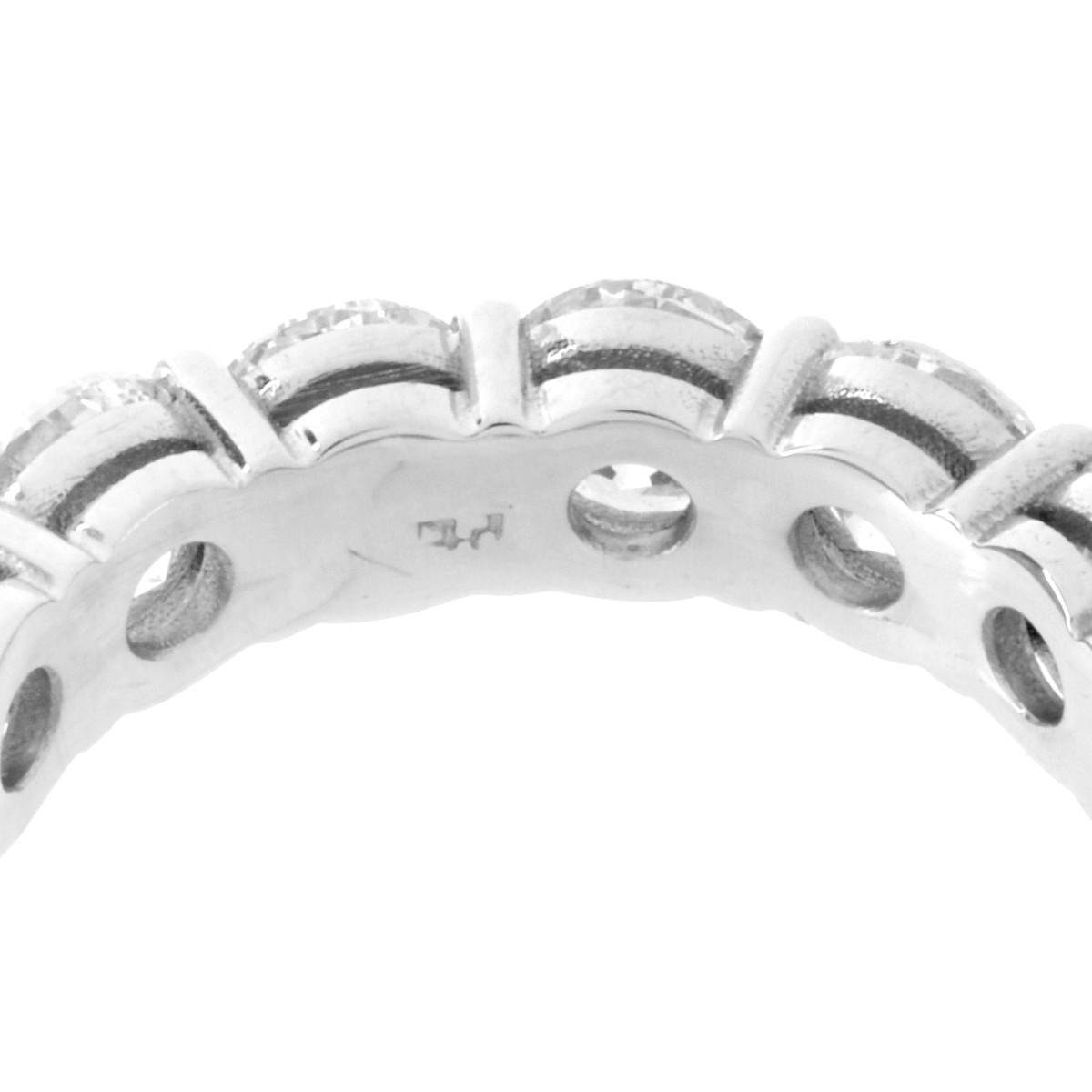 Diamond and Platinum Eternity Band