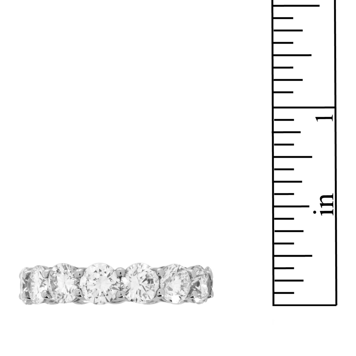 Diamond and Platinum Eternity Band