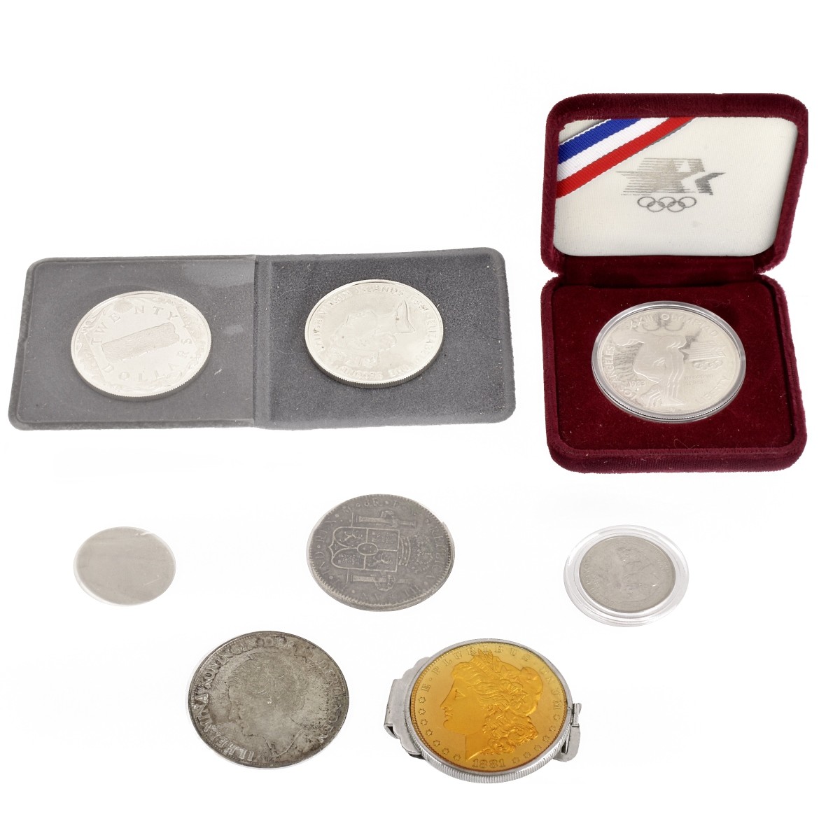 (8) Assorted Coins