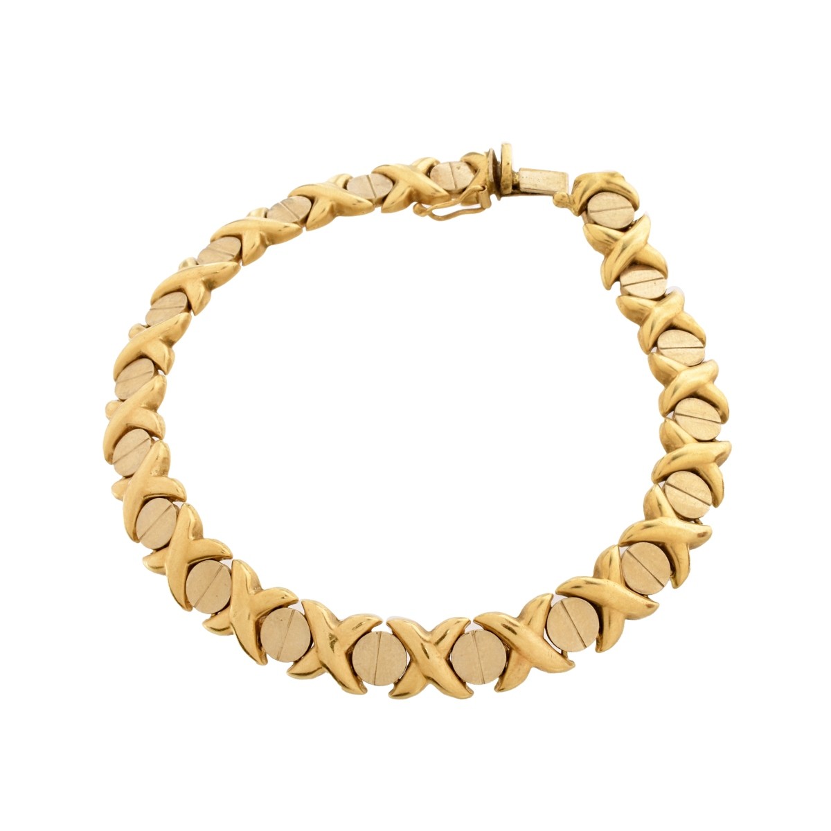 14K XO Bracelet