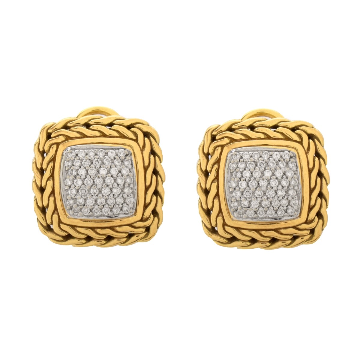 John Hardy Diamond Earrings