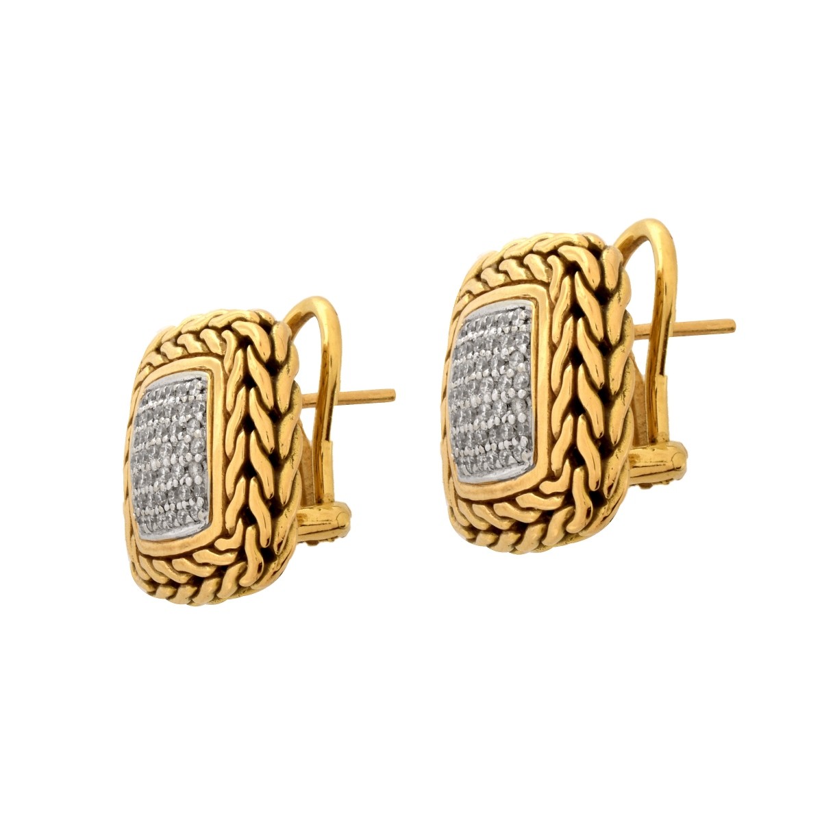 John Hardy Diamond Earrings