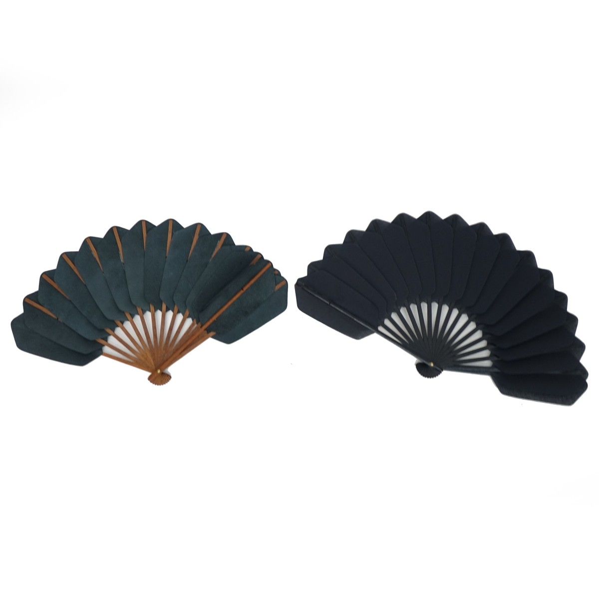 (2) Duvelleroy French Hand Fans