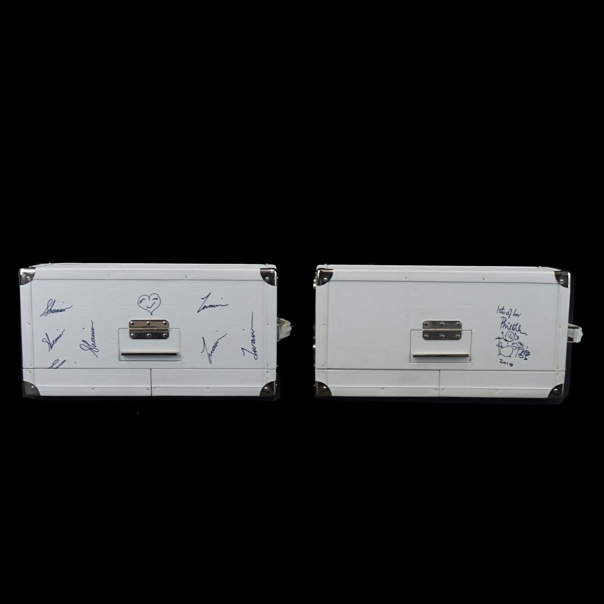 (2) Autographed Yahama Portable Player Dock