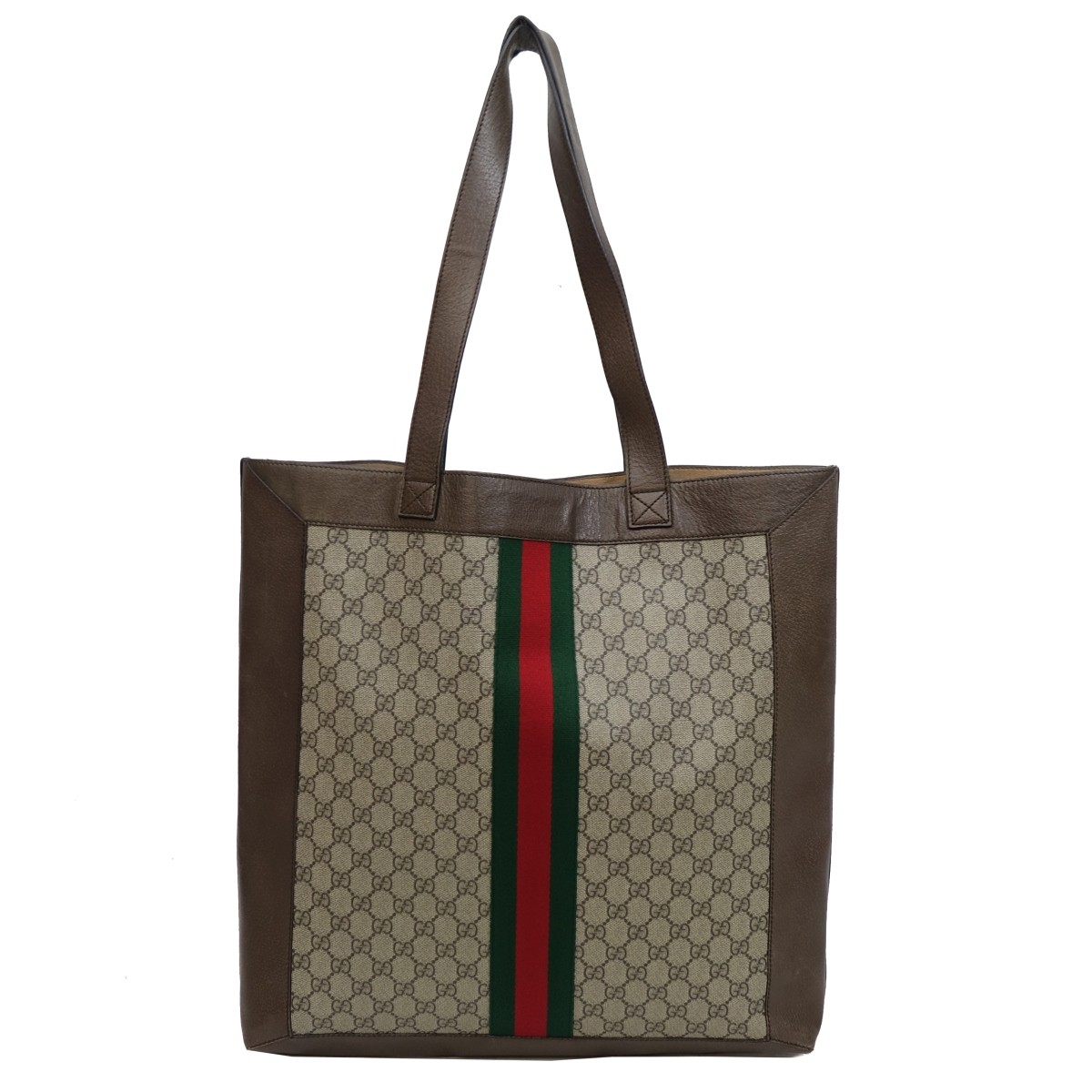 Gucci Monogrammed Ophidia Tote Shoulder Bag