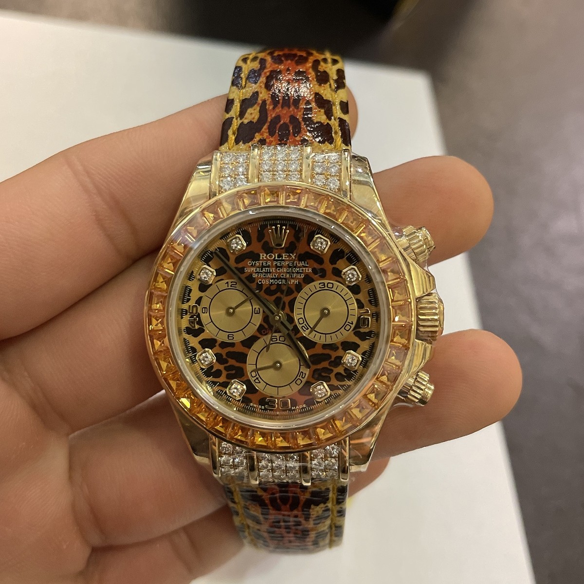 Rolex Daytona Leopard 116598 Kodner Auctions