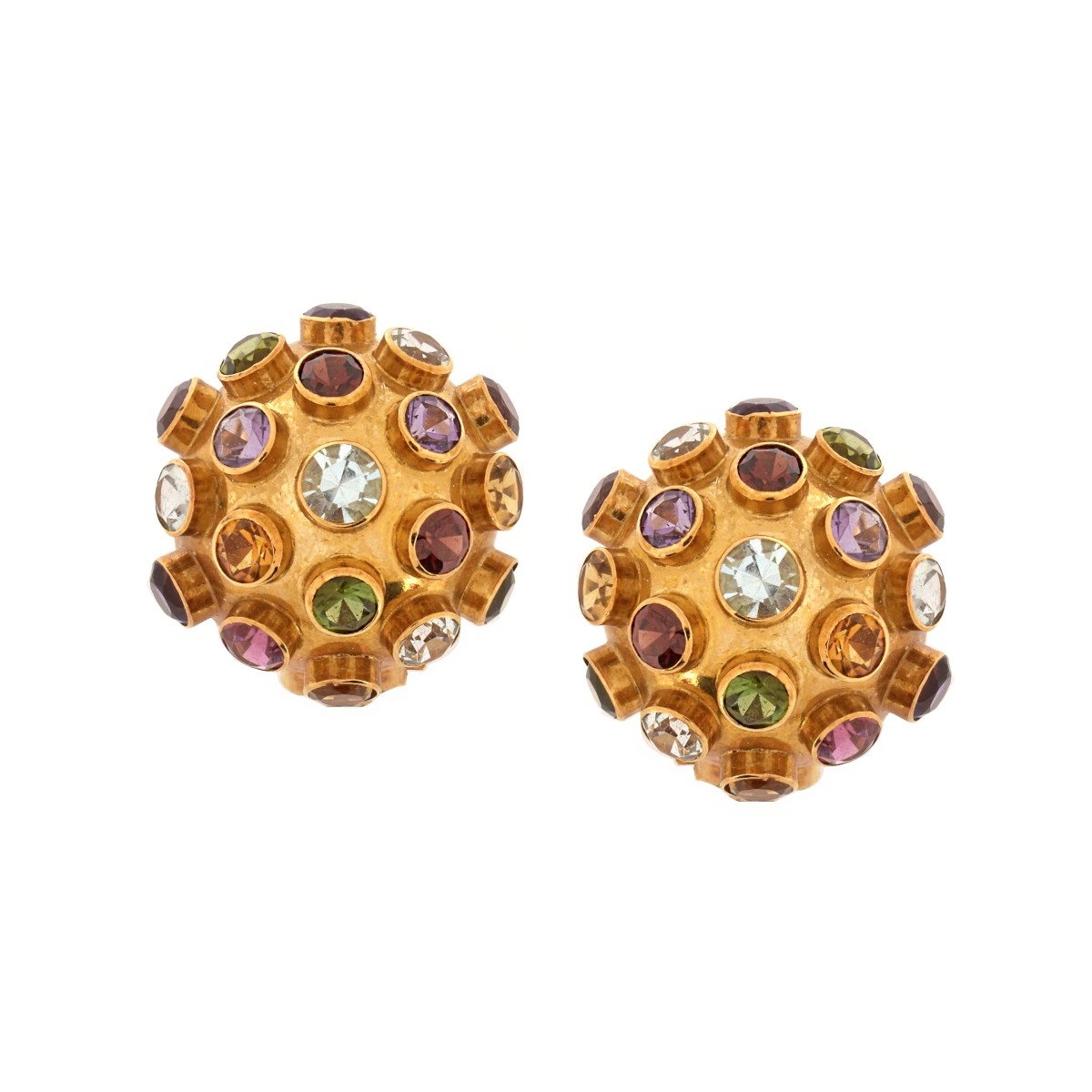 H. Stern Gemstone and 18K Earrings