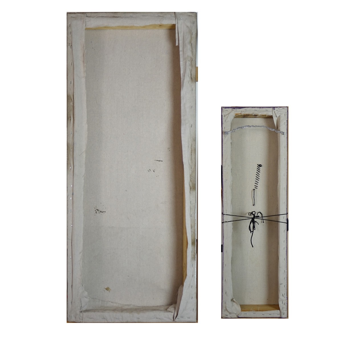 Two (2) Modern Paintings on Canvas