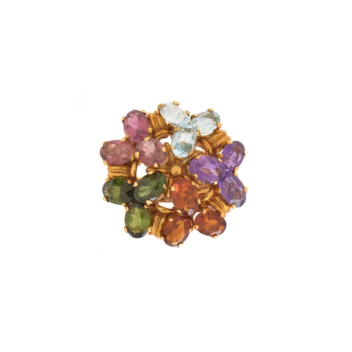 Gemstone and 18K Ring