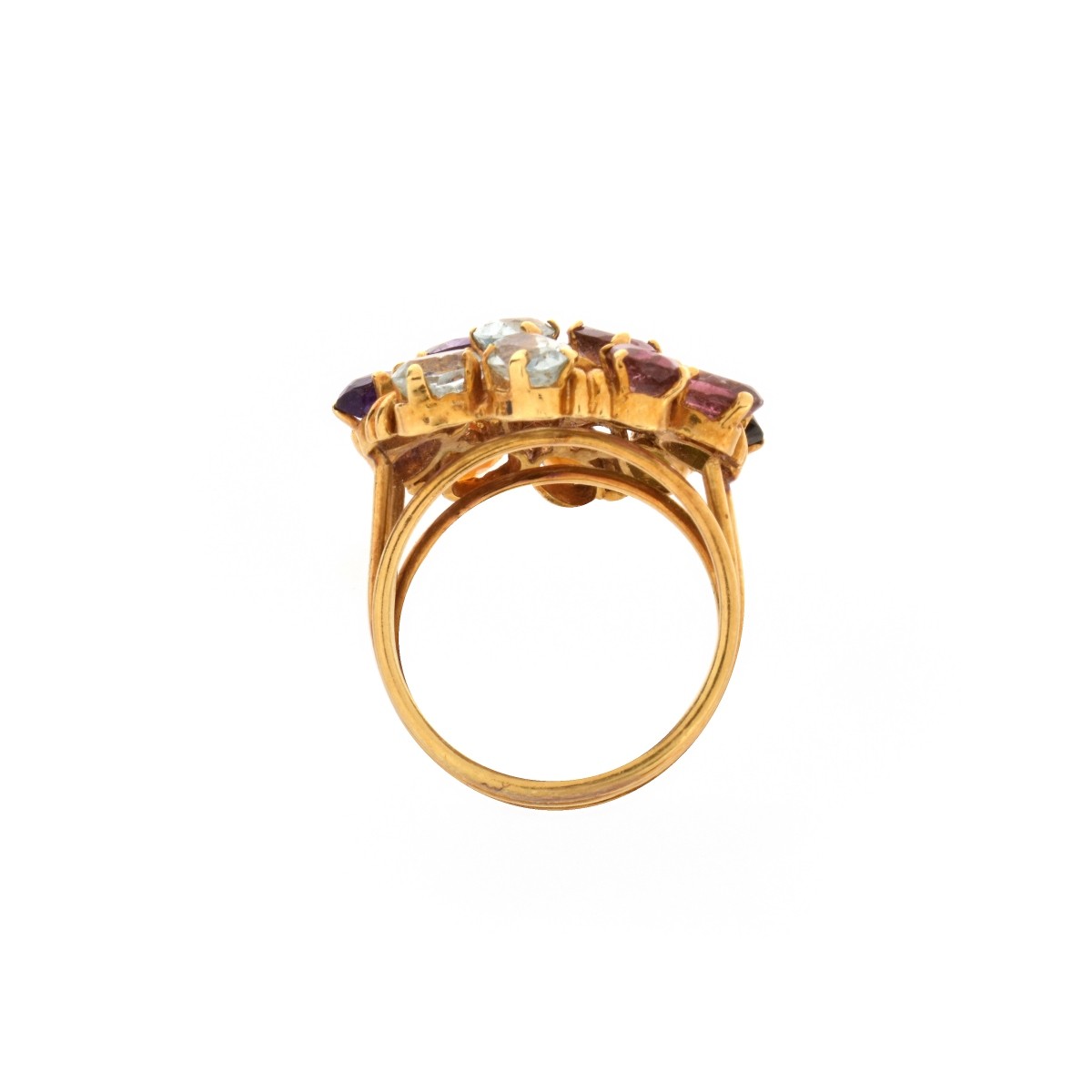 Gemstone and 18K Ring