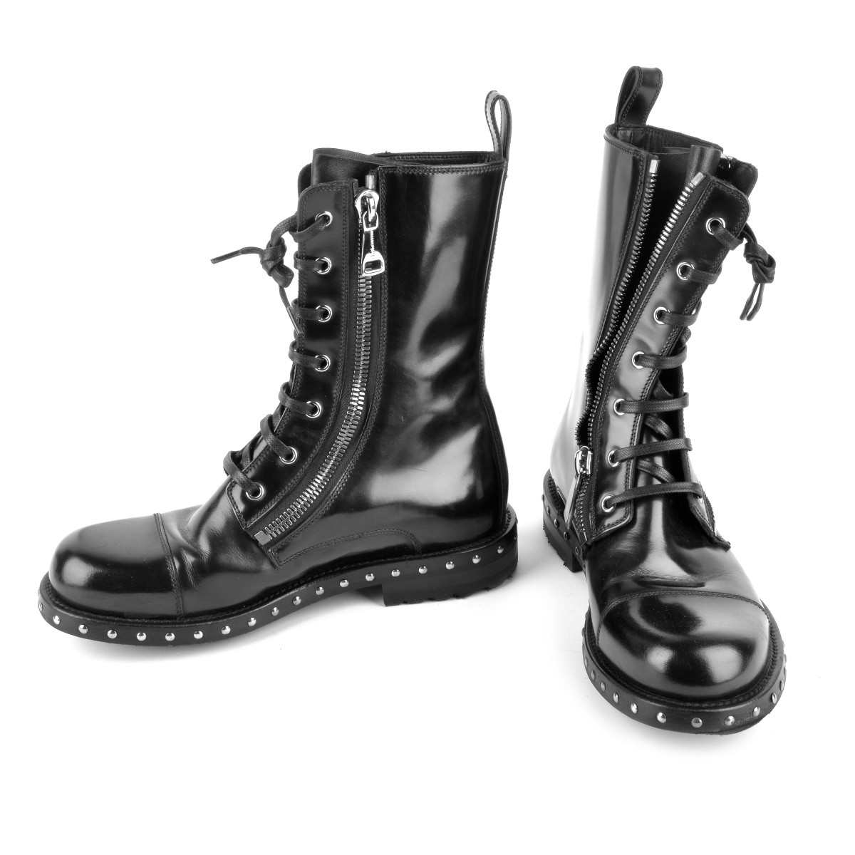 Womens Dolce & Gabbana Combat Boots