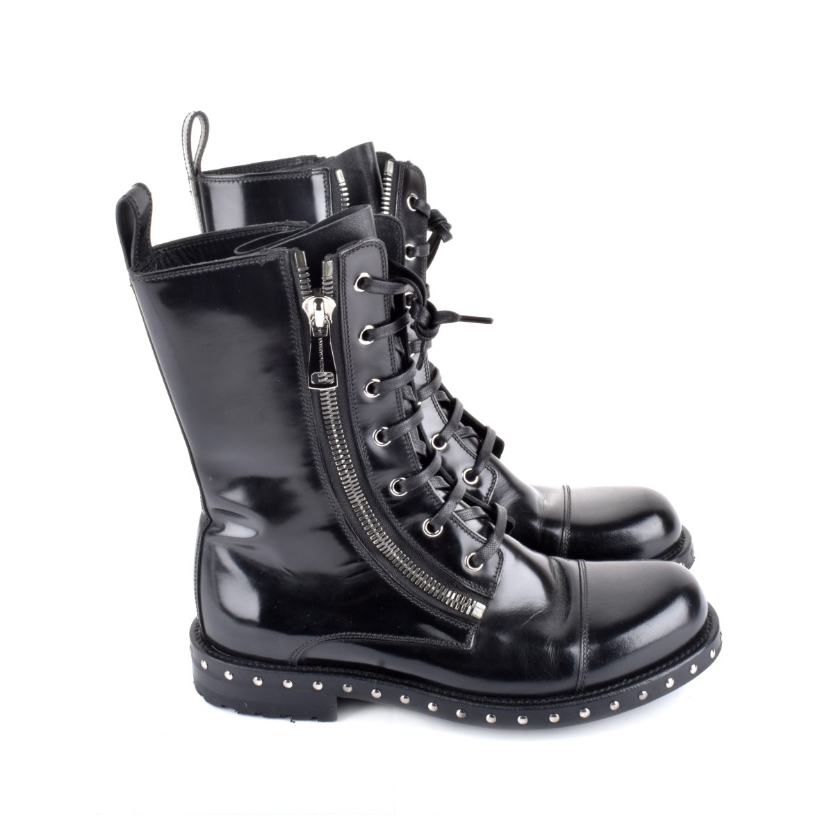 Womens Dolce & Gabbana Combat Boots