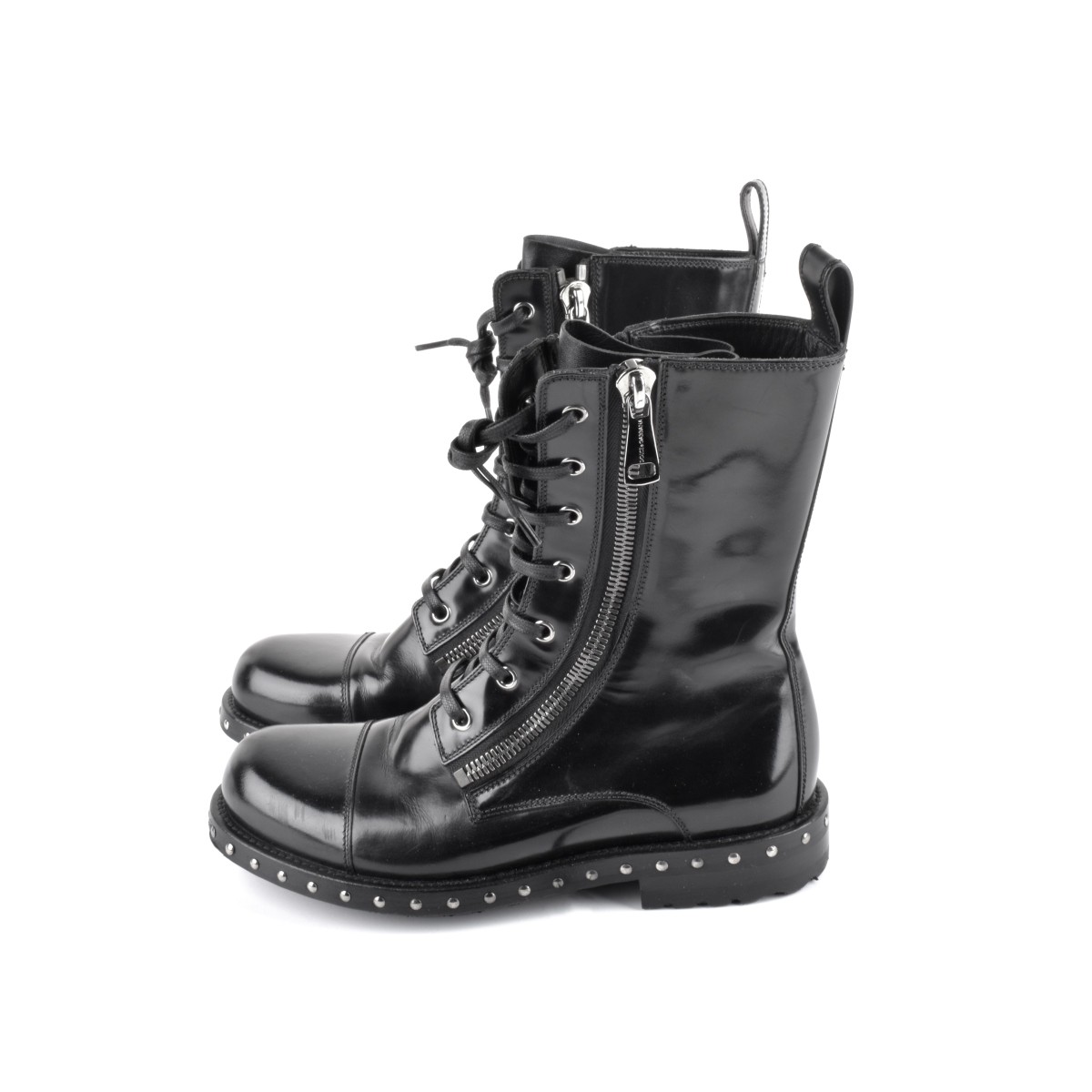 Womens Dolce & Gabbana Combat Boots