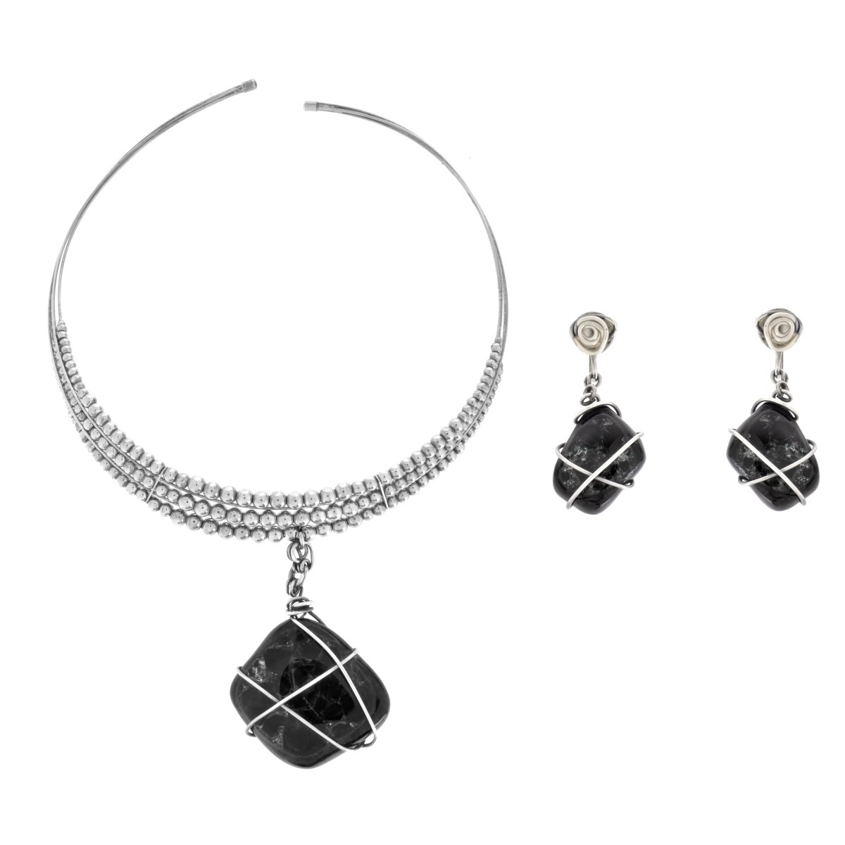 Elsa Freund Necklace and Earrings