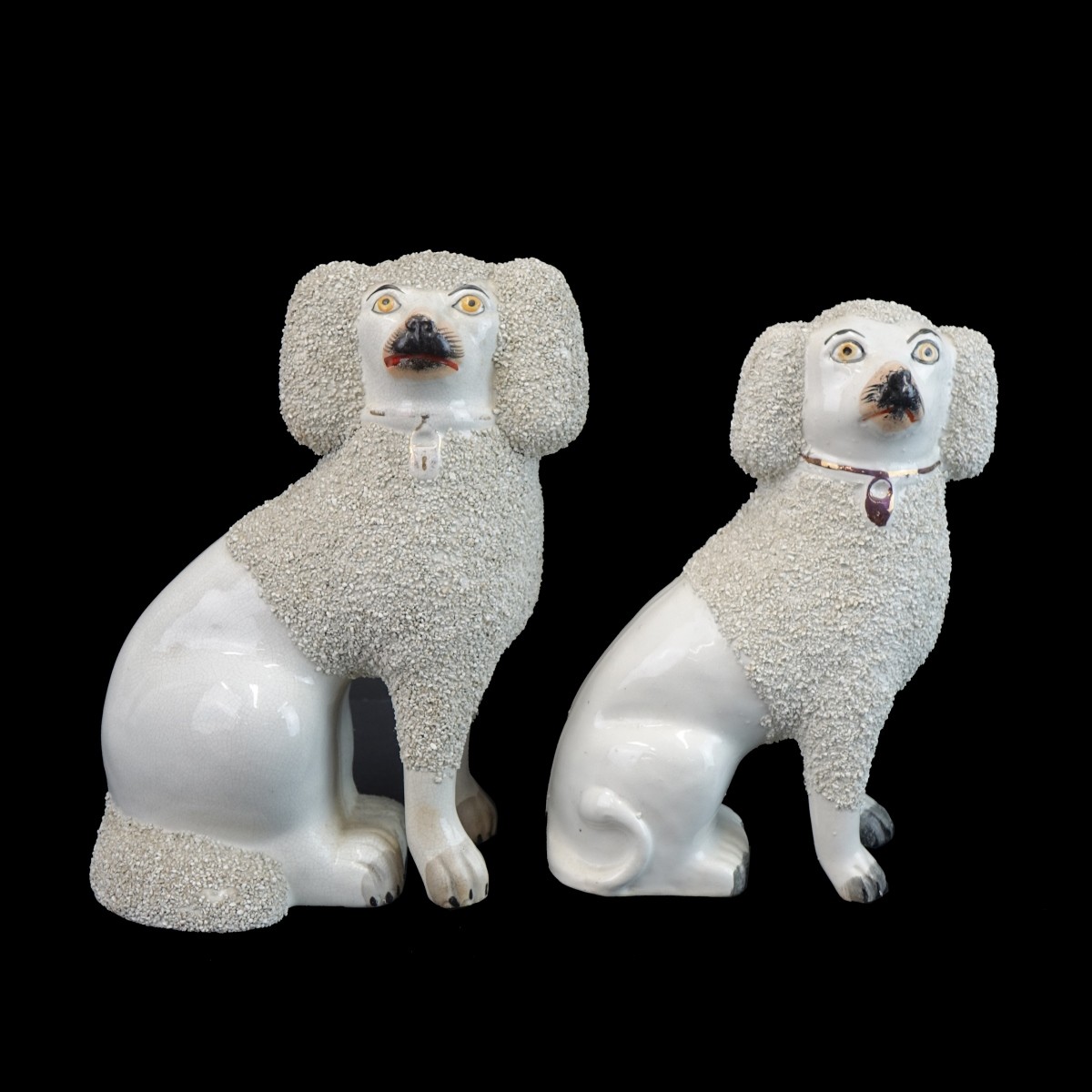 English Staffordshire Spaniel Dog Figurines