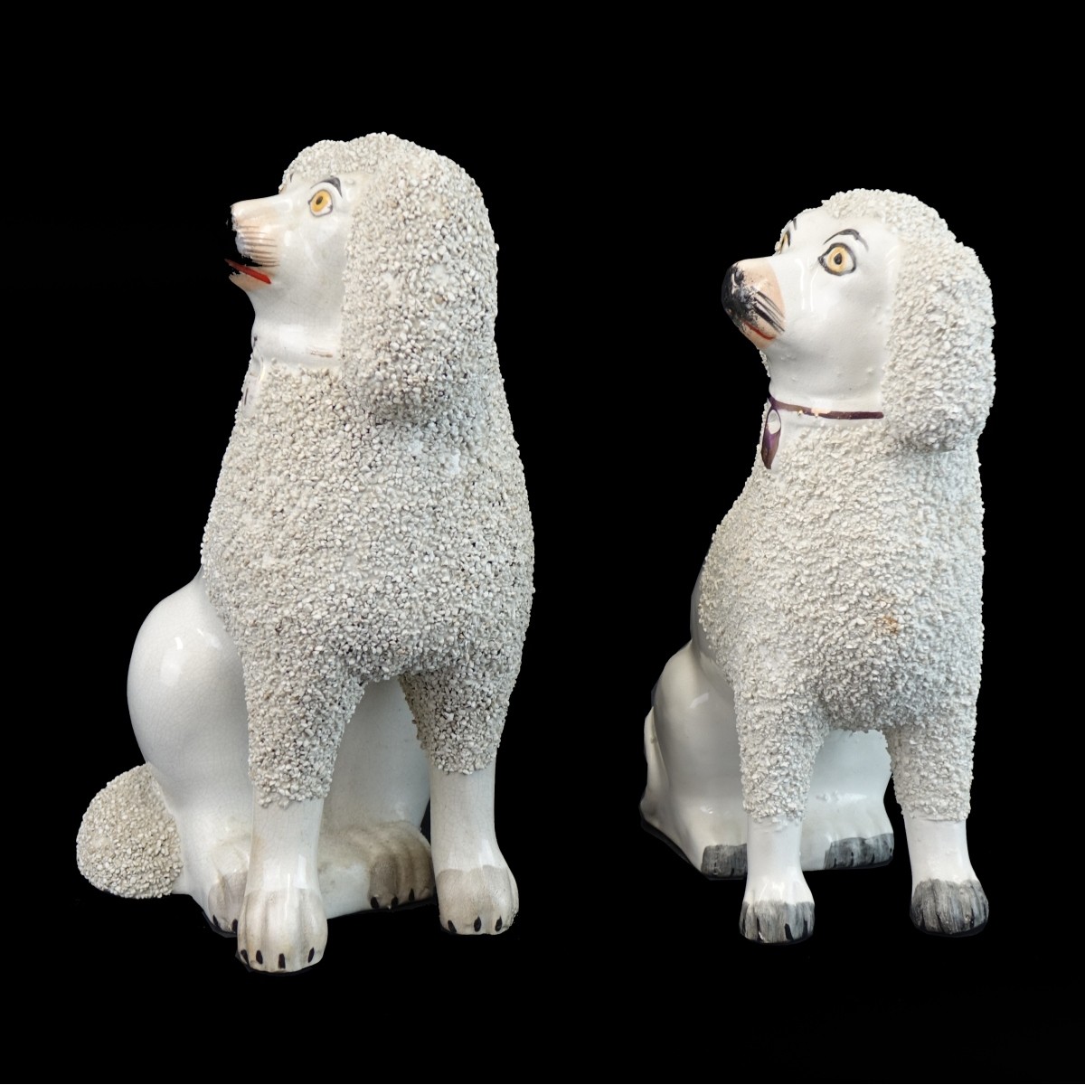 English Staffordshire Spaniel Dog Figurines