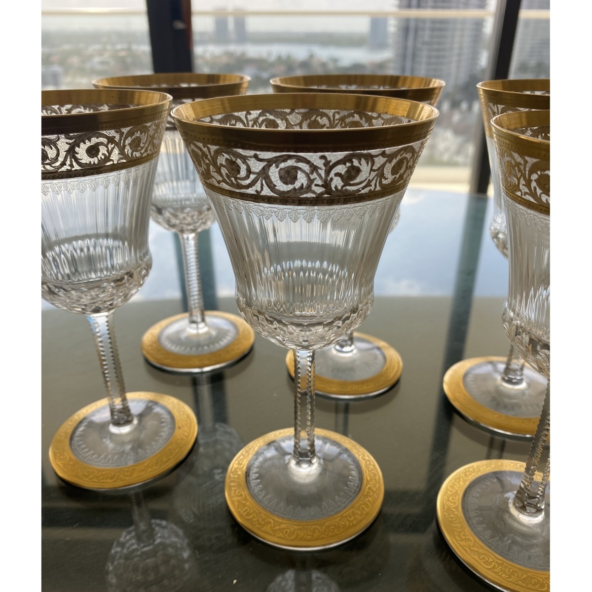 St. Louis "Thistle" Wine Glasses