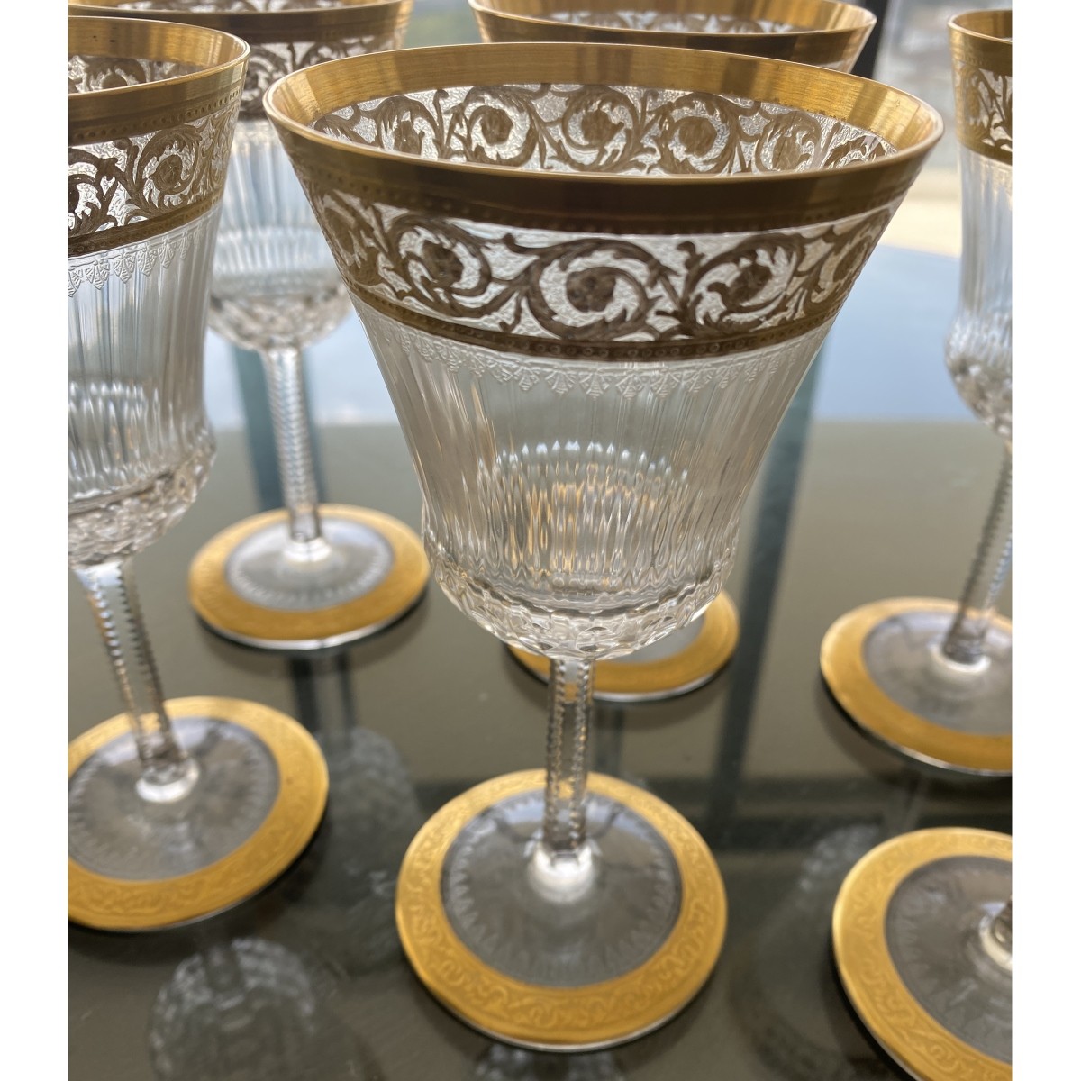 St. Louis "Thistle" Wine Glasses