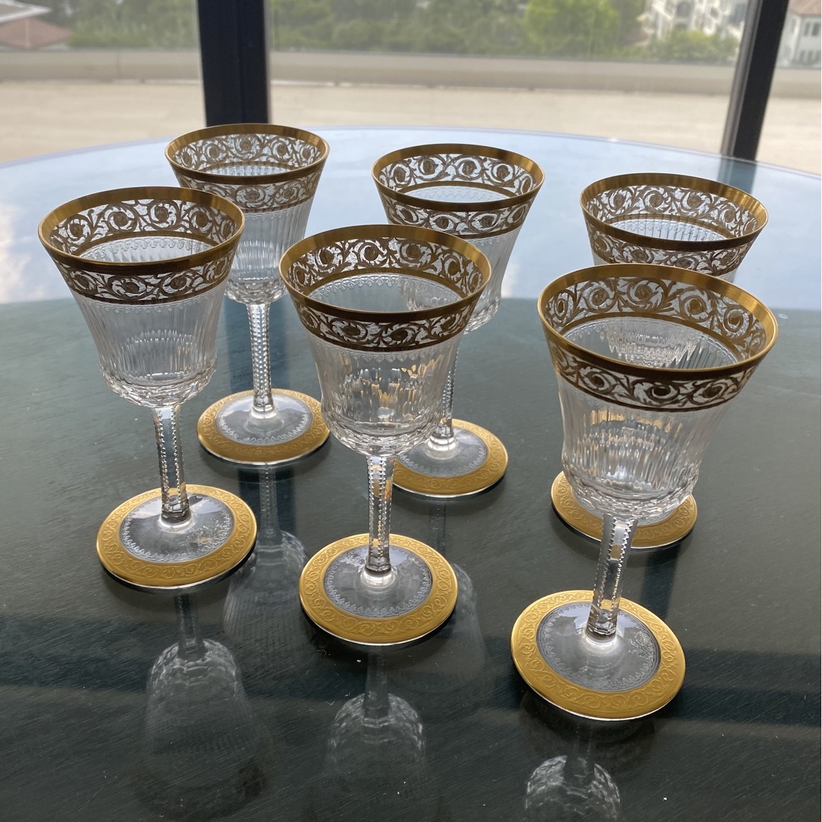 St. Louis "Thistle" Wine Glasses