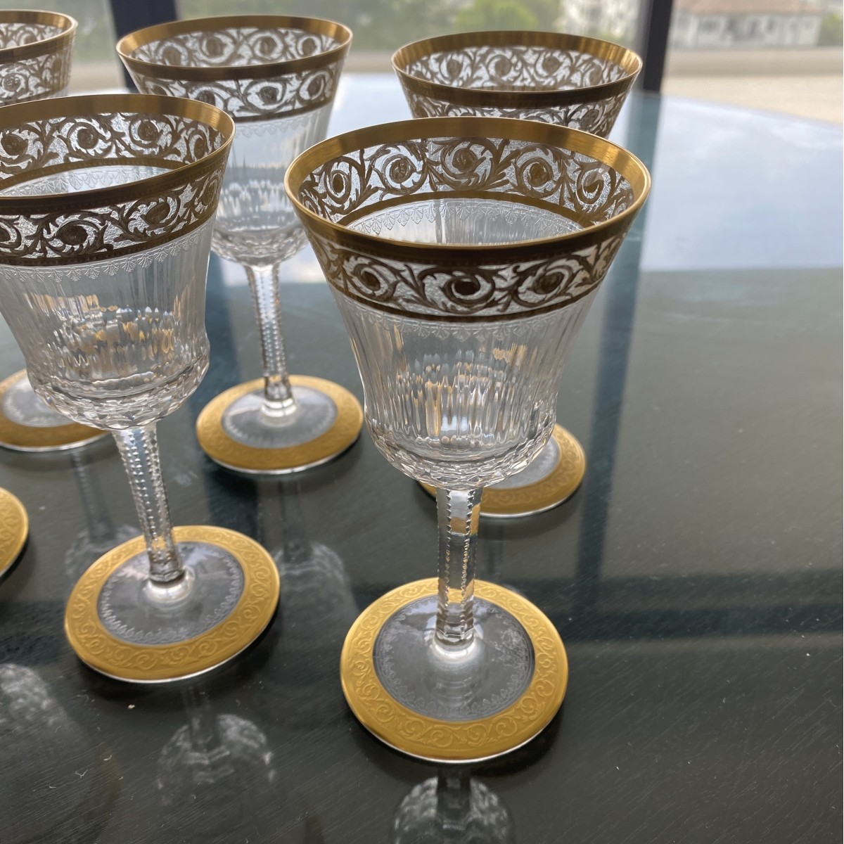 St. Louis "Thistle" Wine Glasses