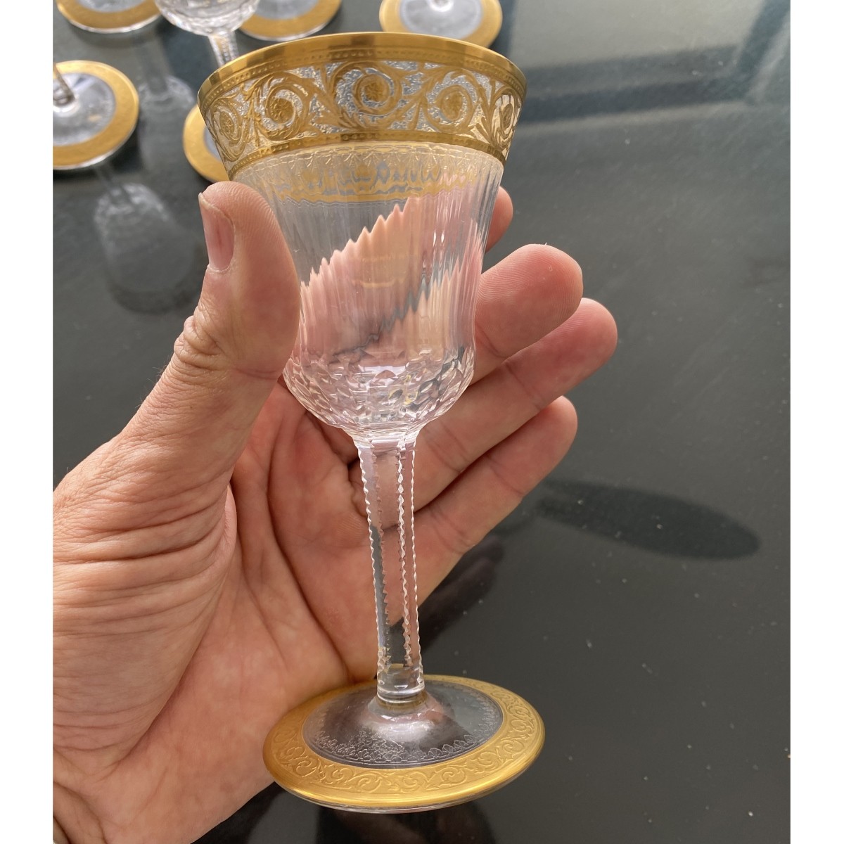 St. Louis "Thistle" Wine Glasses