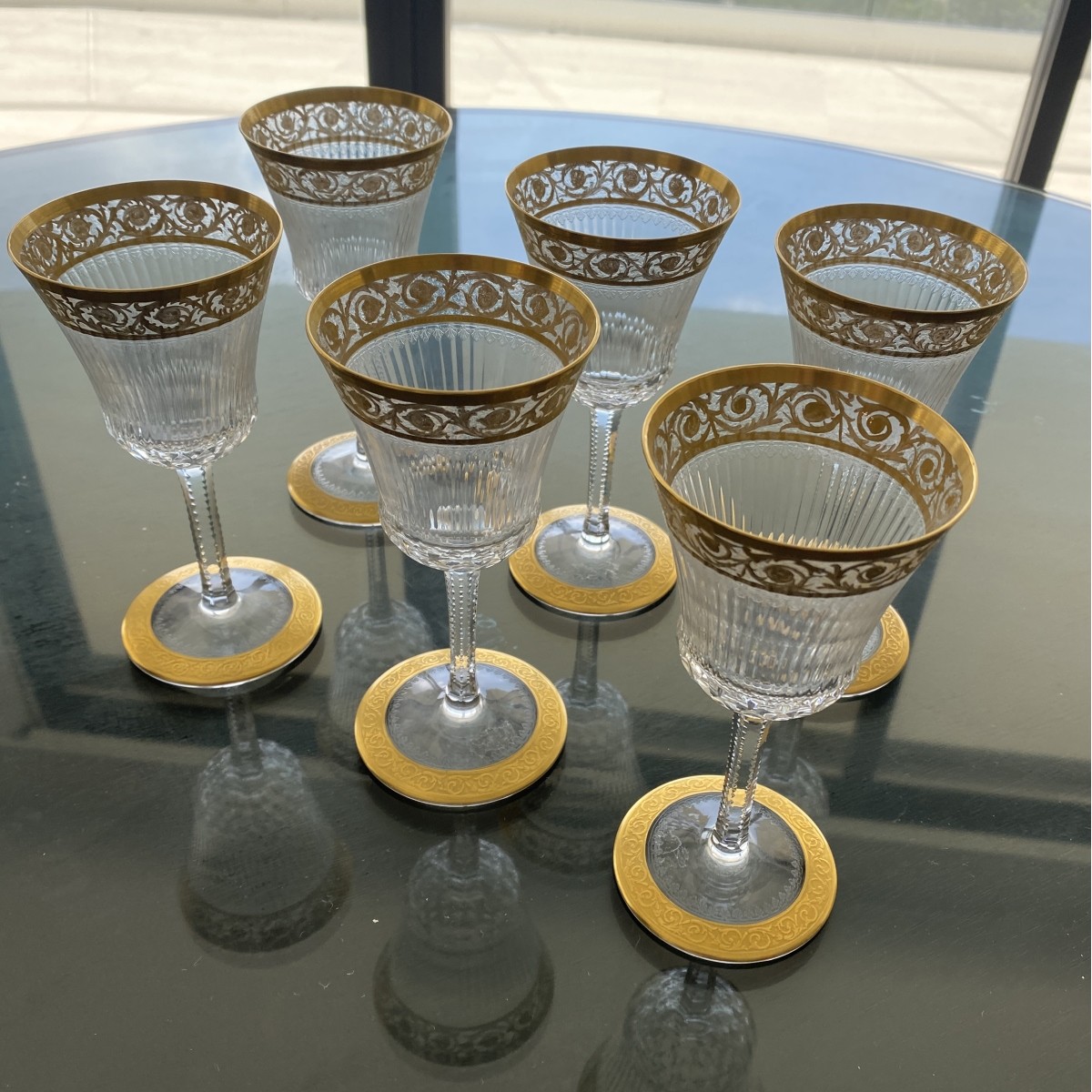 St. Louis "Thistle" Wine Glasses