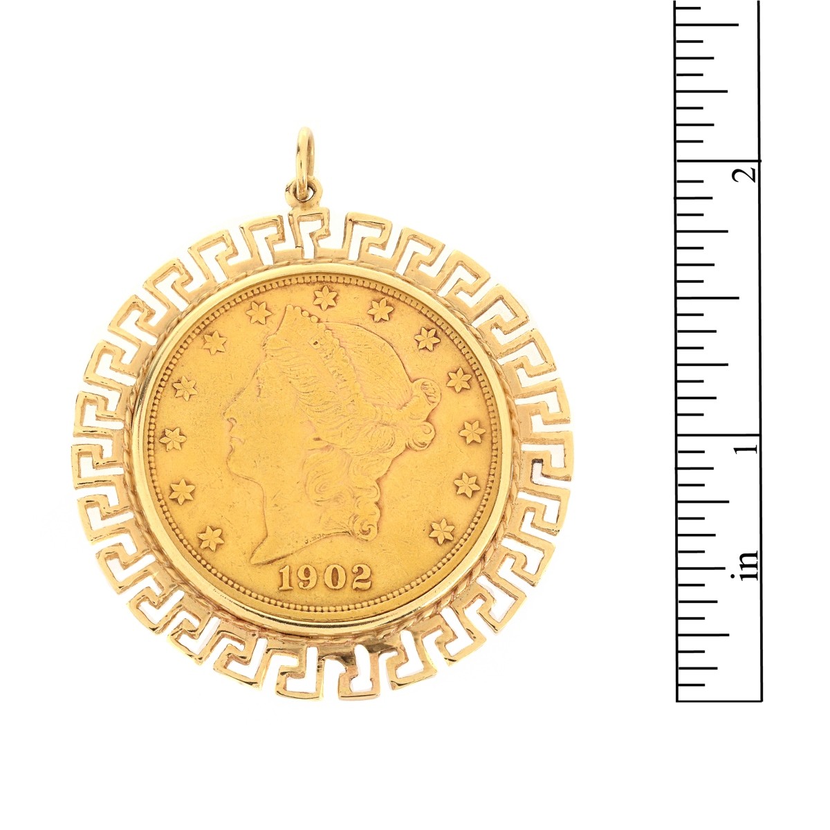 US $20 Gold Coin Pendant