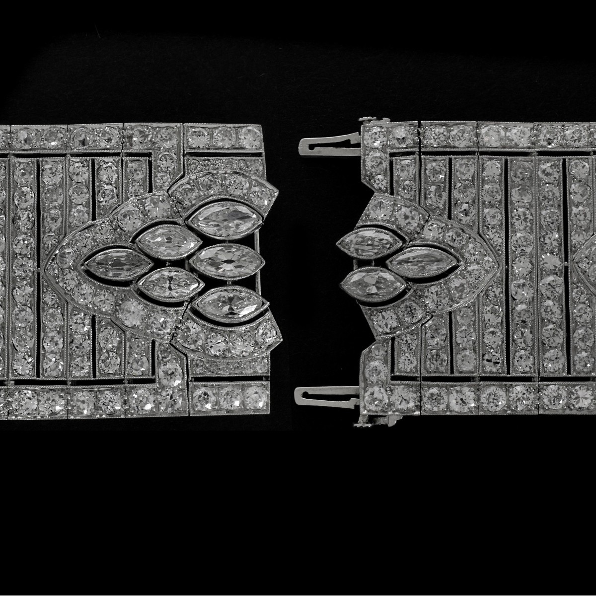 Art Deco Diamond and Platinum Bracelet