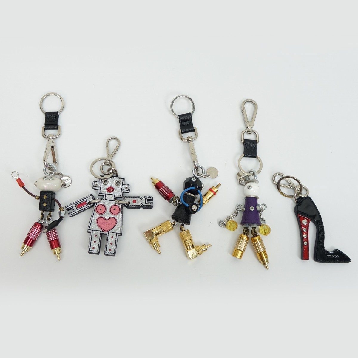 (5) Prada Key Charms