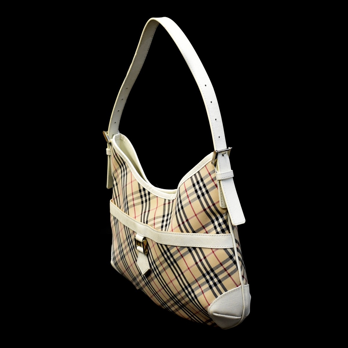 Burberry Nova Check Hobo Bag