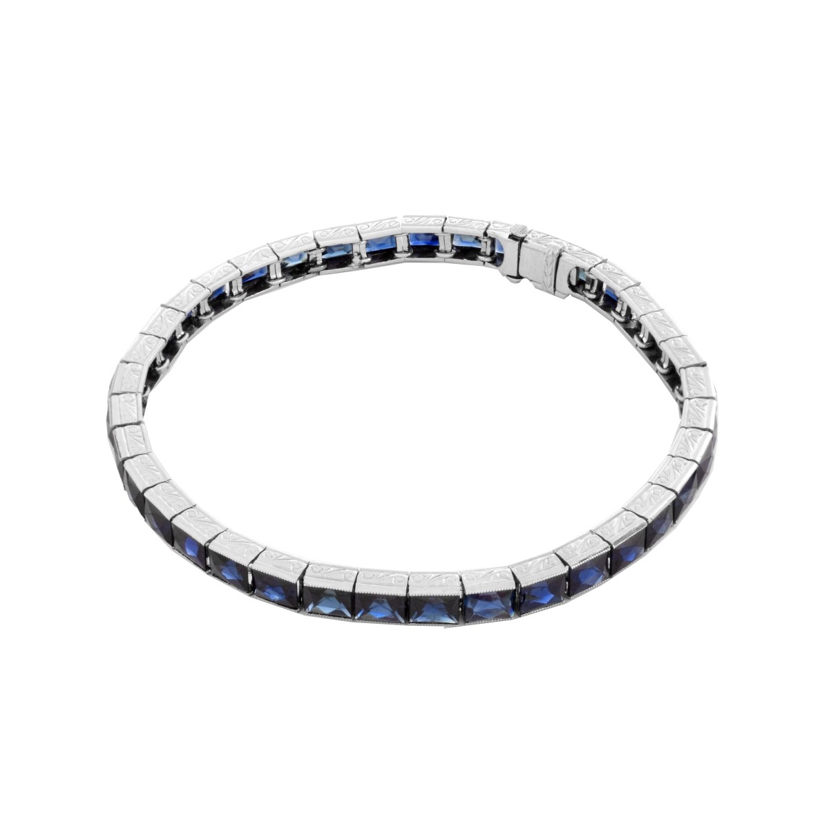 Art Deco Sapphire Bracelet